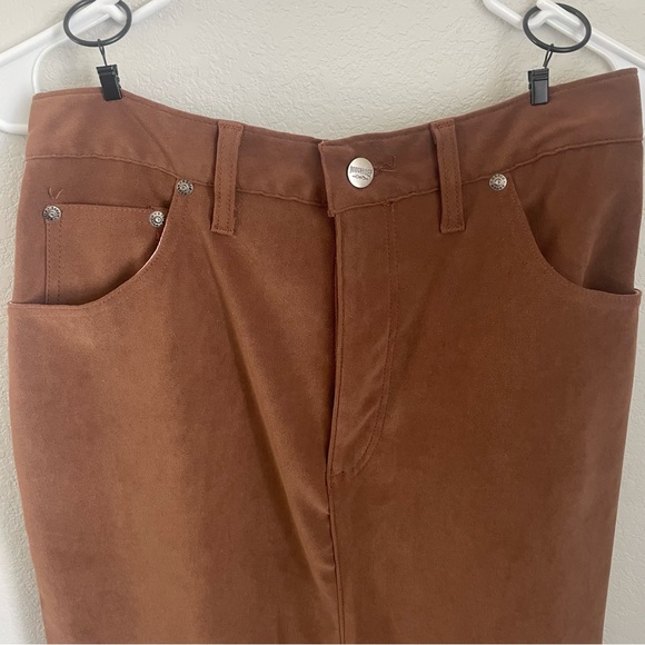 Vintage Women's Roughrider by Circle T Tan Maxi Skirt Size 5/6 - Picture 2 of 11